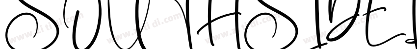 SOUTHSIDE Regular字体转换